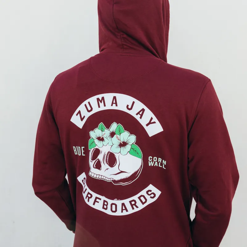 Zuma Jay Harlot Zip Hoody Burgandy-8